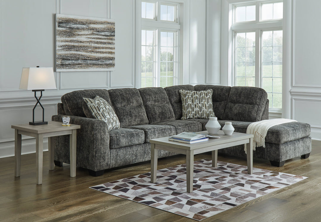 Dark Grey Space-Saving Microfiber Sectional Sofa – Modern Living Room Comfort for Small Apartments - Galaly Furniture TX