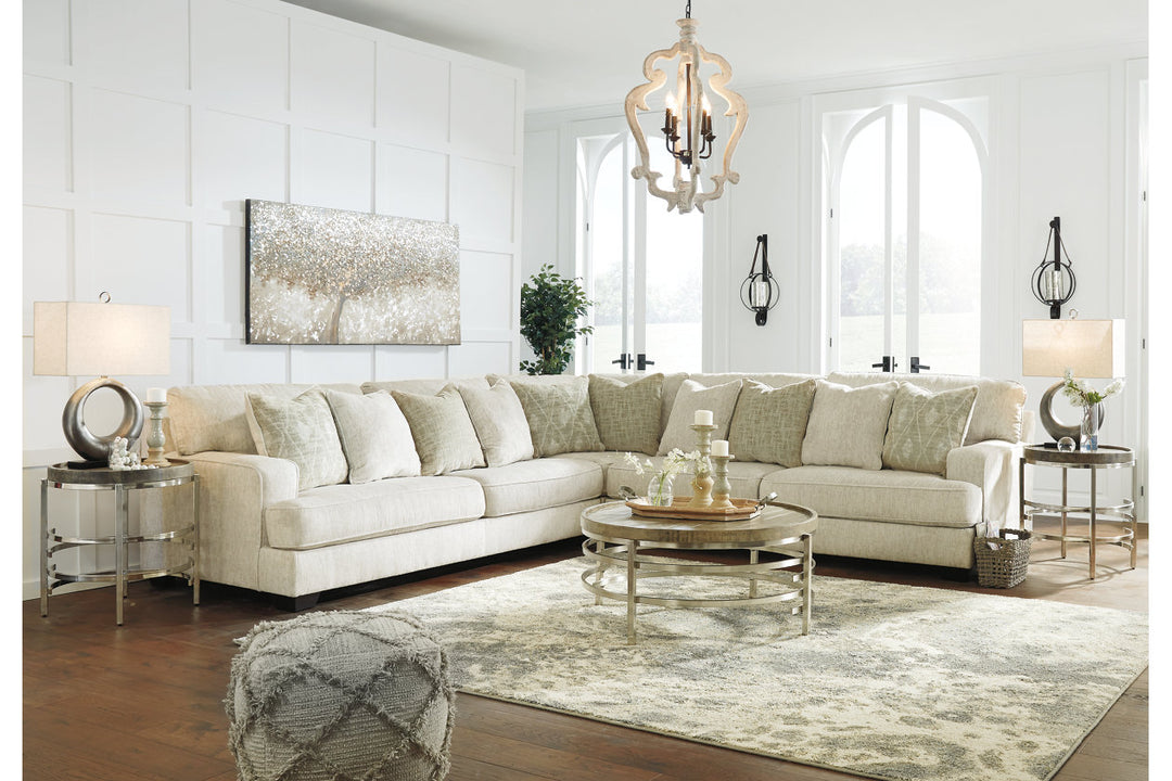 Cream Microfiber Compact Sectional – Space-Saving Living Room Sofa for Small Apartments - Galaly Furniture TX