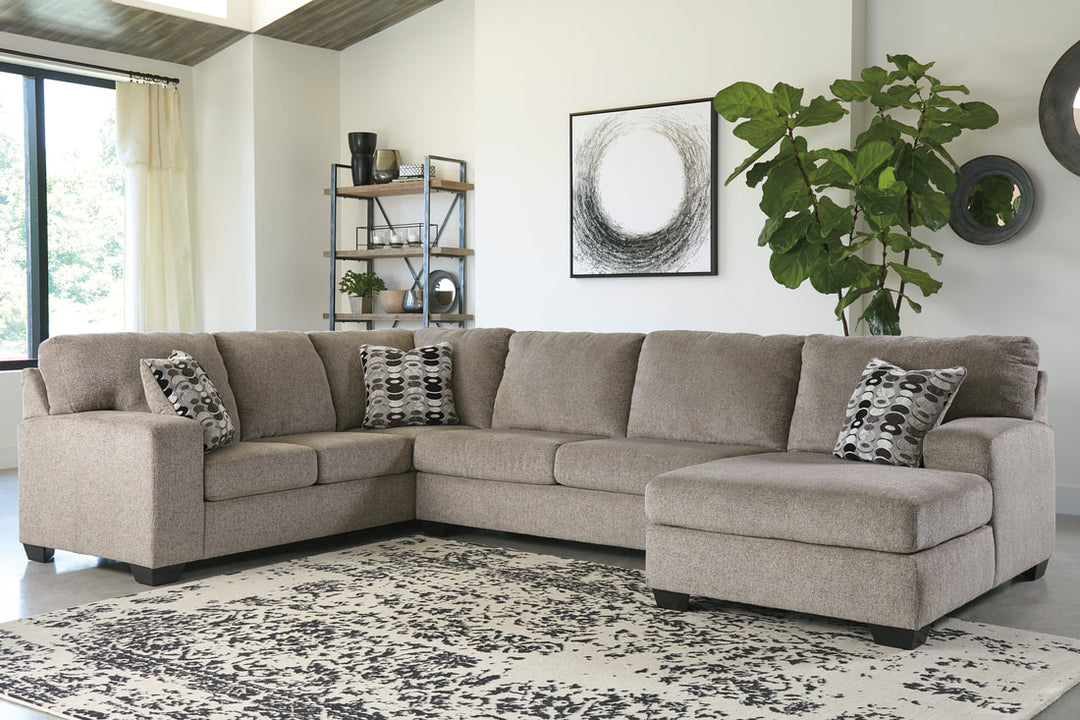 Gray Microfiber Space-Saving Sectional Sofa for Small Apartments – Modern Living Room Comfort - Galaly Furniture TX